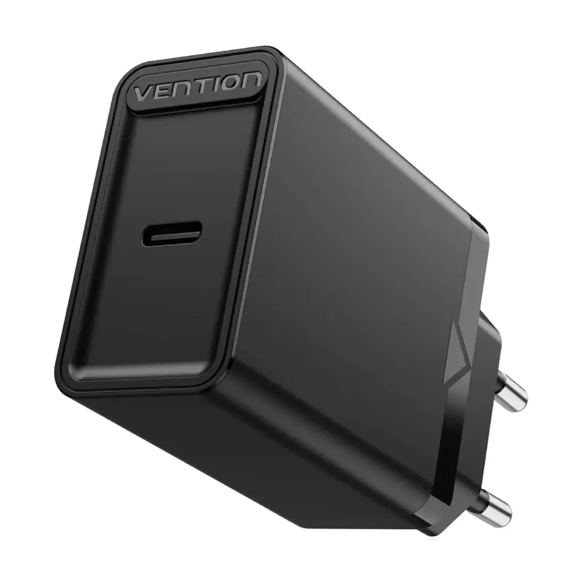 Зарядний пристрій Vention USB Type C + QC4.0 20W Black (FADB0-EU)