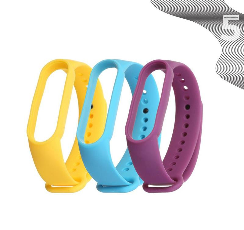 Ремінець для фітнес браслета Armorstandart for Xiaomi Mi Band 7/6/5 Viola Pansy (ARM57048)