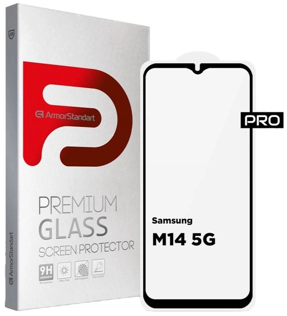 Захисне скло Armorstandart Pro for Samsung Galaxy M14 SM-M146 Black (ARM66667)