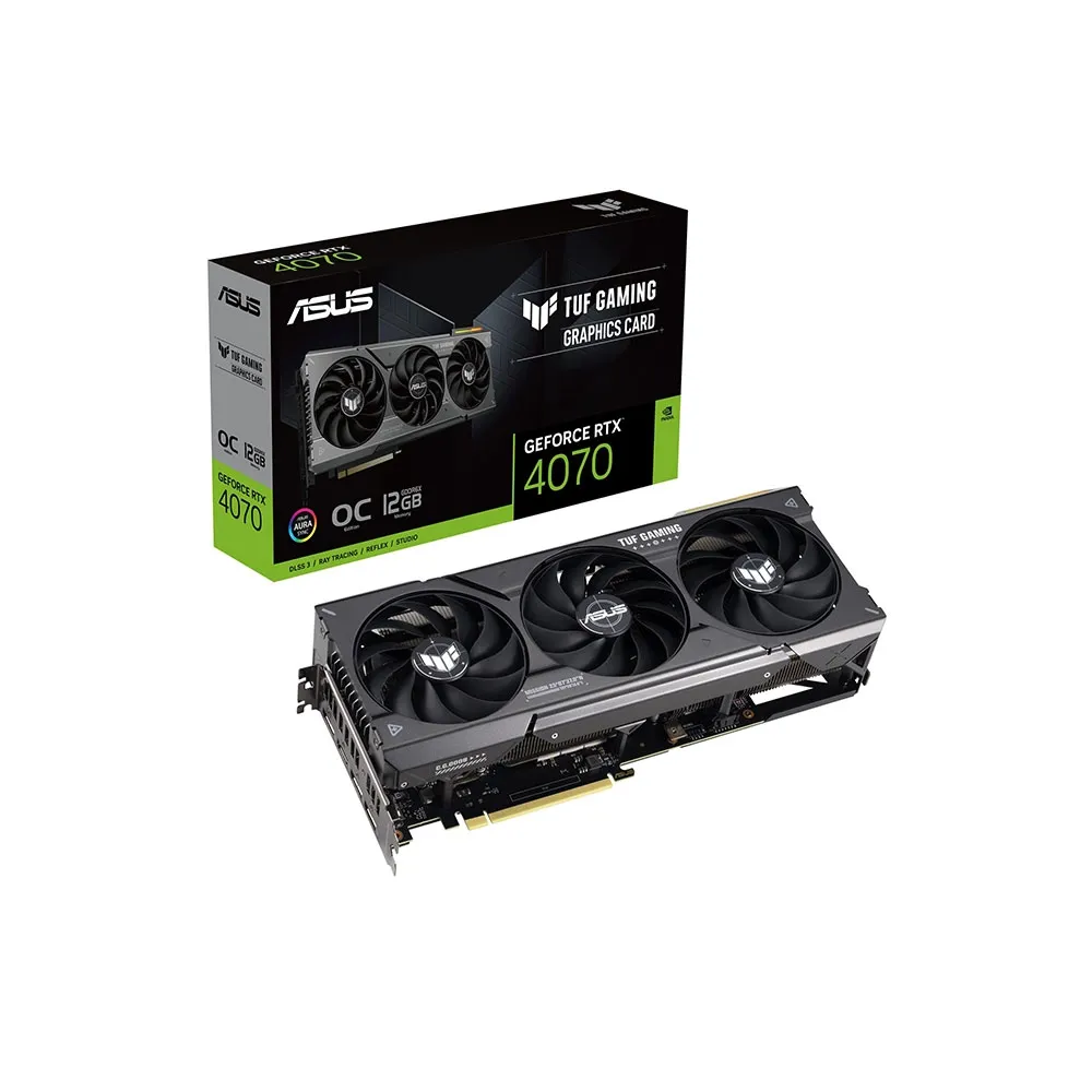 Відеокарта Asus GeForce RTX 4070 12GB (TUF-RTX4070-O12G-GAMING)