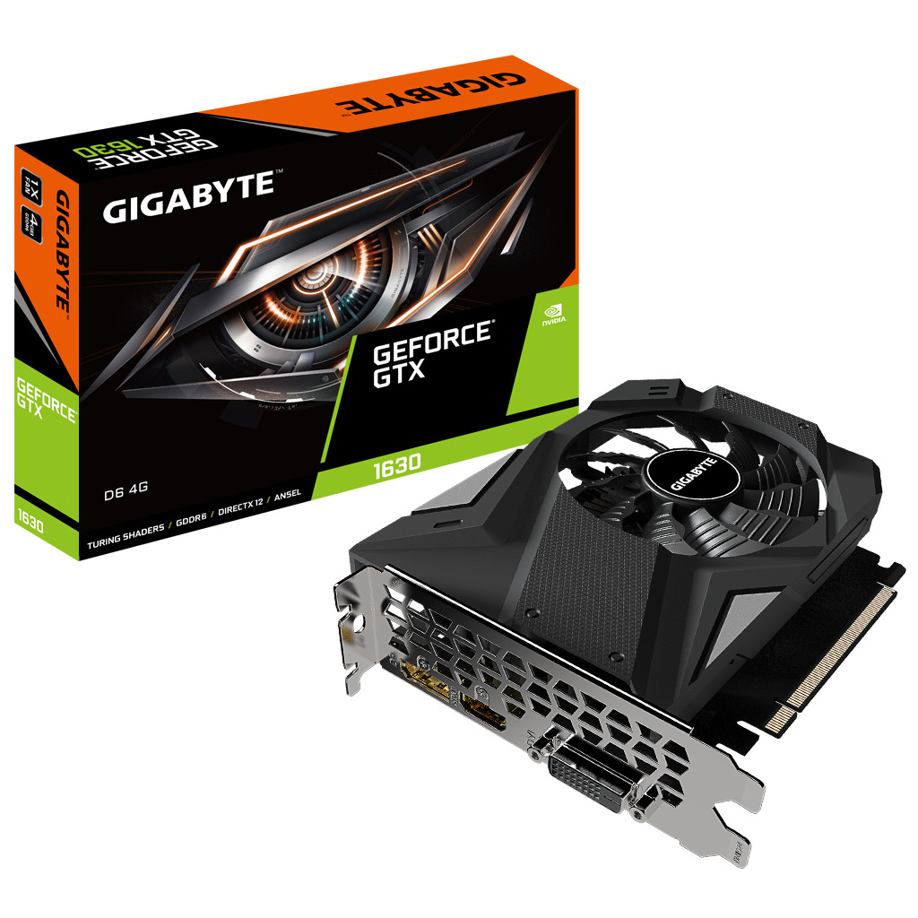 Відеокарта Gigabyte GeForce GTX 1630 D6 4G (GV-N1630D6-4GD)