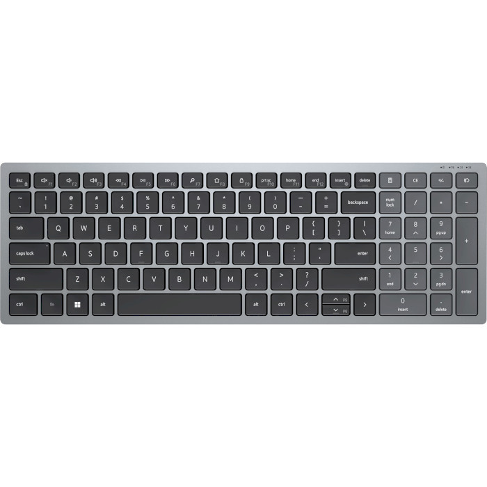 Клавіатура Dell Compact Multi-Device Wireless Keyboard - KB740 (580-AKOZ)