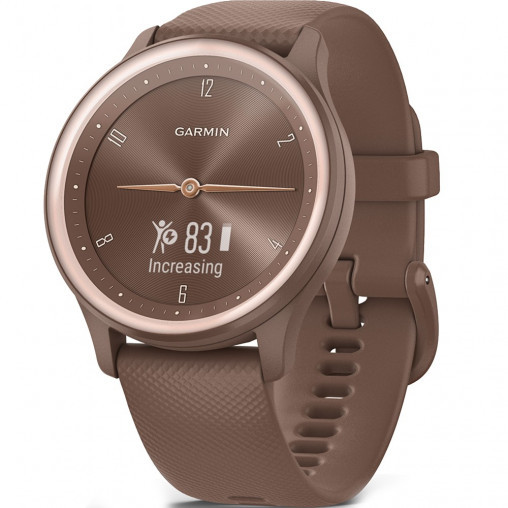 Смарт-часы Garmin Vivomove Sport Cocoa Case and S. Band w. P. Gold Accents (010-02566-02)