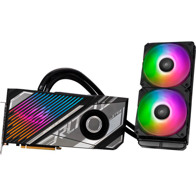 Видеокарта Asus Nvidia GeForce ROG-STRIX-LC-RTX4090-O24G-GAMING