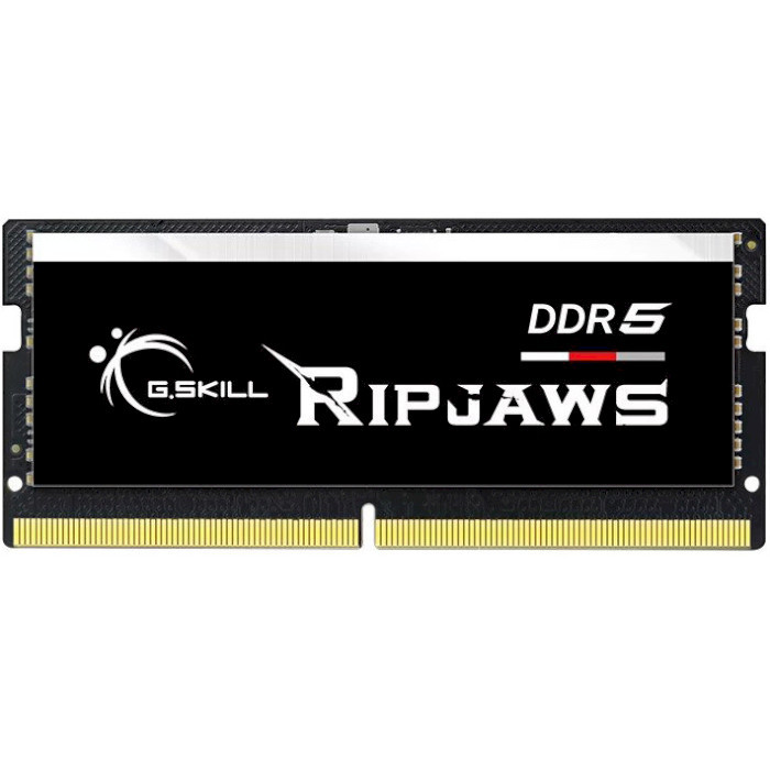Оперативна пам'ять G.Skill 16GB SO-DIMM DDR5 5600MHz Ripjaws (F5-5600S4645A16GX1-RS)