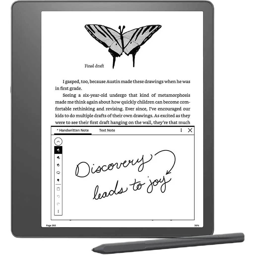 Электронная книга Amazon Kindle Scribe 16Gb with basic pen Tungsten