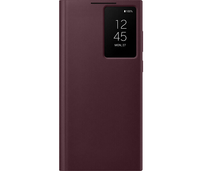 Чехол-книжка Samsung Galaxy S22 Ultra Smart Clear View Cover EF-ZS908CEEGRU Burgundy