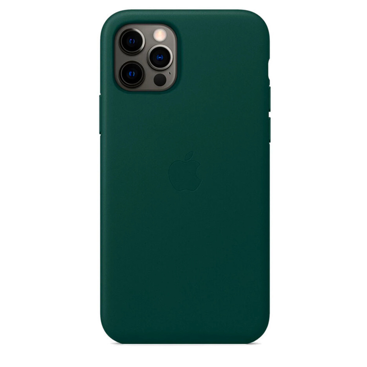 Чехол-накладка iPhone 12 Pro Leather Case with Magnetic in Package Forest Green High Copy