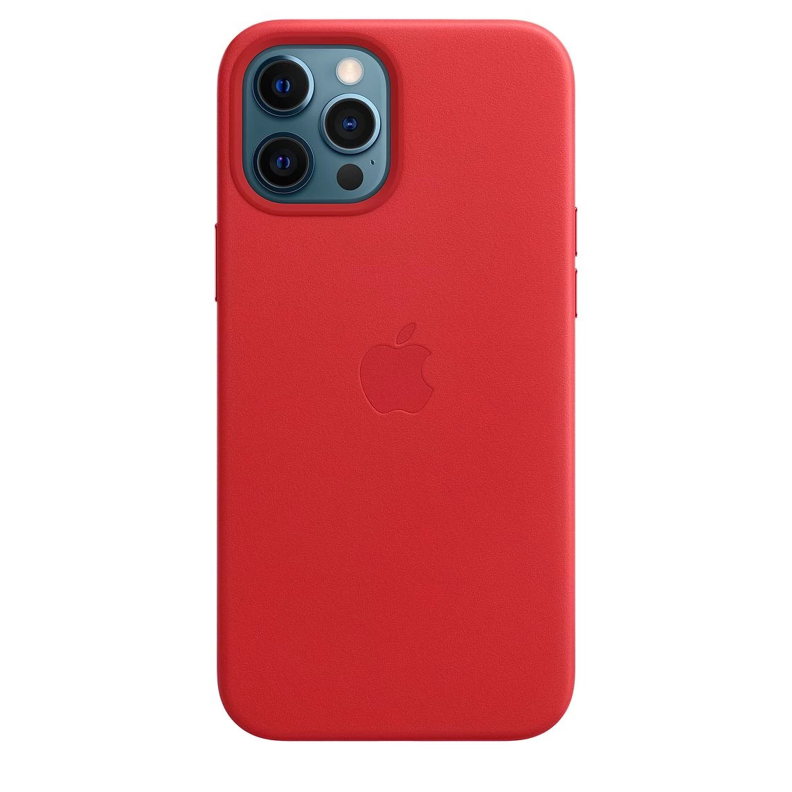 Чехол-накладка iPhone 12 Pro Leather Case with Magnetic in Package Red High Copy