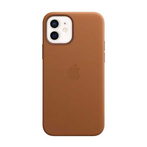 Чехол-накладка iPhone 12 Pro Leather Case with Magnetic in Package Saddle Brown High Copy