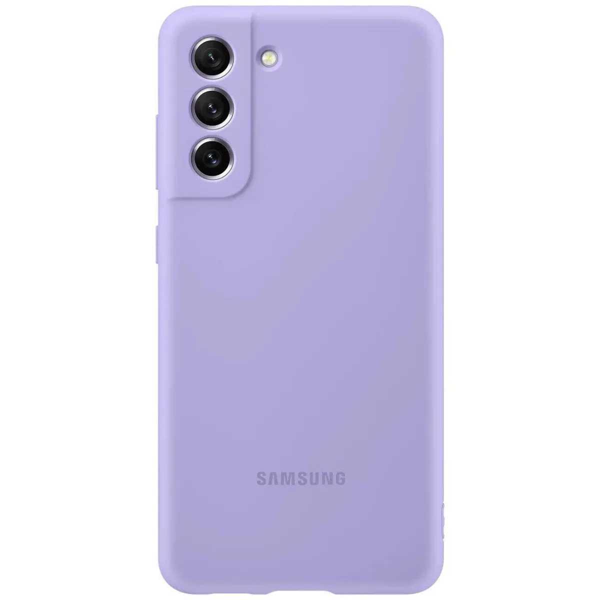 Чохол-накладка Samsung Galaxy S21 FE Silicone Cover EF-PG990TVEGRU Lavender