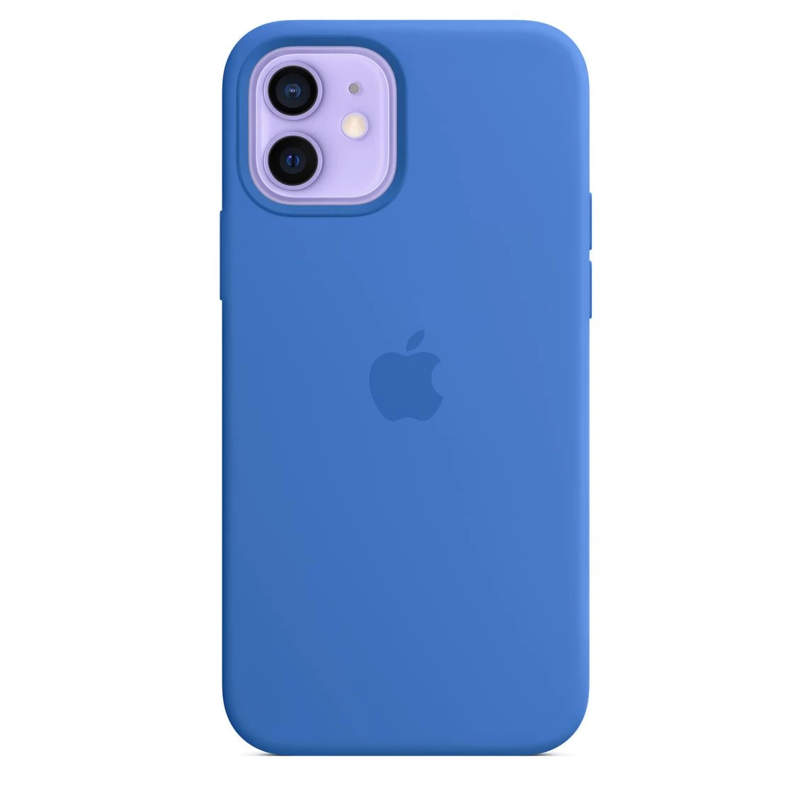 Чохол-накладка iPhone 12Pro Silicone Case with magnetic in Package Capri blue High Copy