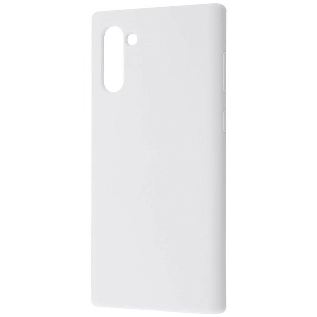Чехол-накладка Samsung Note 10 WAVE Full Silicone Cover White