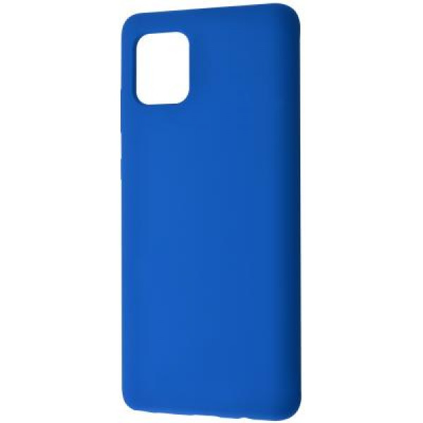 Чехол-накладка Samsung Note 10 Lite WAVE Full Silicone Cover Blue