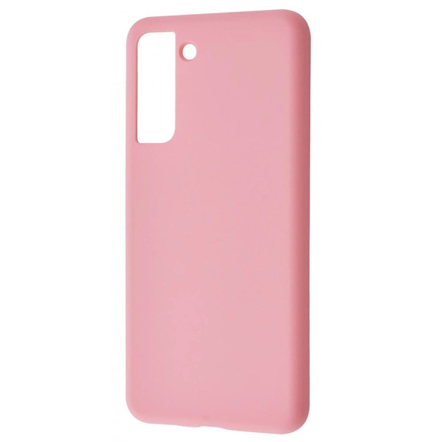 Чехол-накладка Samsung Galaxy S21 Plus WAVE Full Silicone Cover Light pink