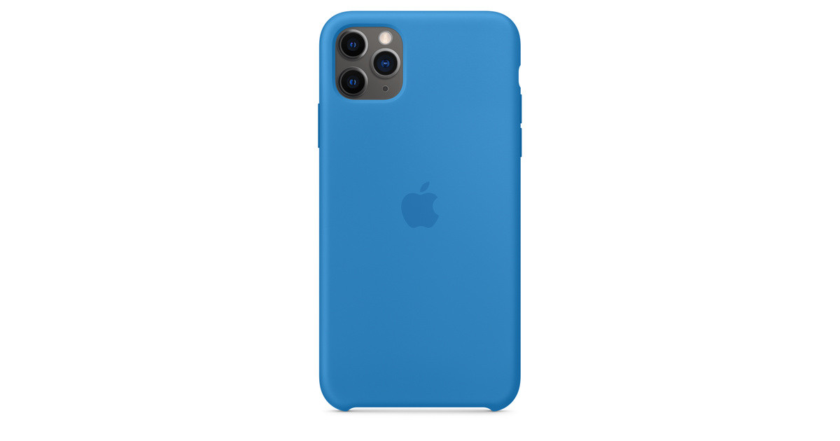 Чехол-накладка iPhone 11 Pro Max Silicone Case Surf Blue