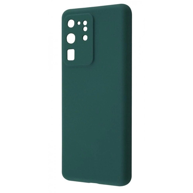 Чехол-накладка Samsung Galaxy S20 Ultra WAVE Colorful Case (TPU) Dark Green