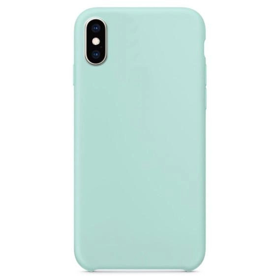 Чехол-накладка iPhone Xs Max Silicone Case Light Blue