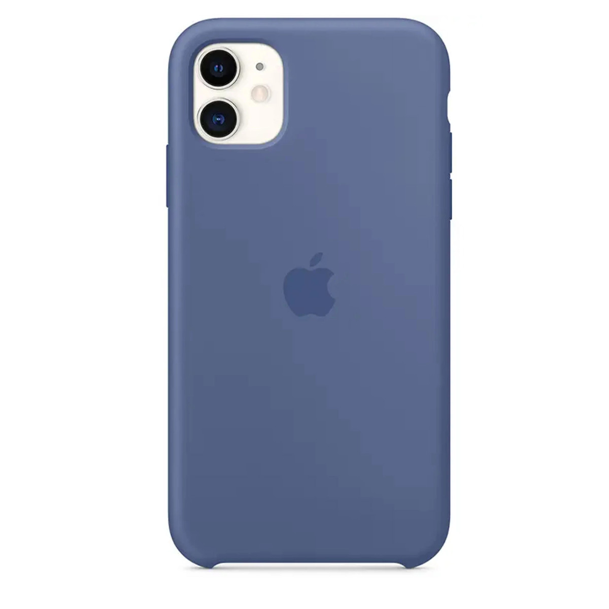 Чехол-накладка iPhone 11 Silicone Case Linen blue