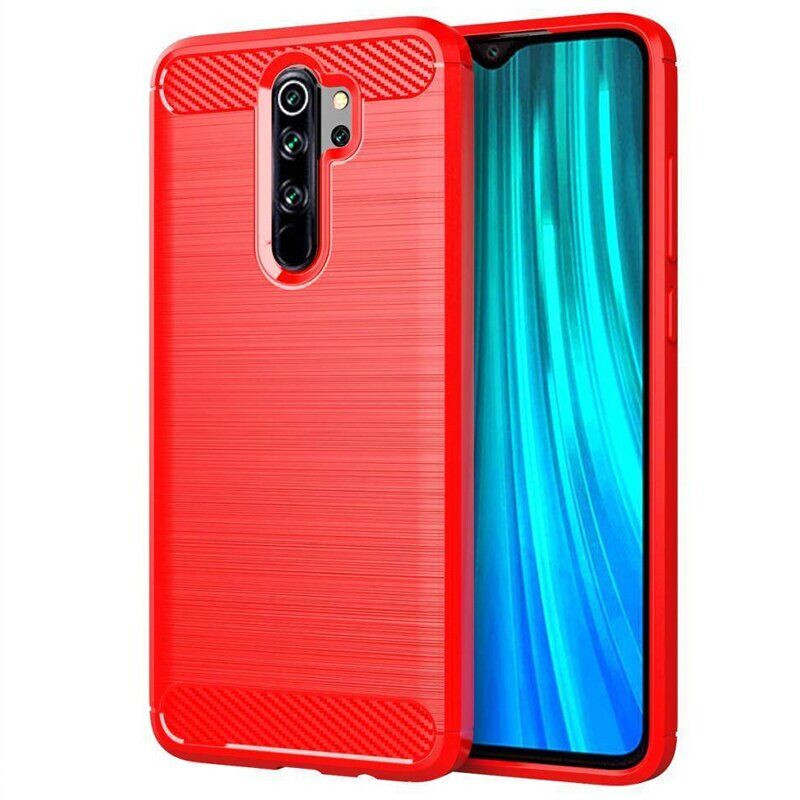 Чехол-накладка Xiaomi Redmi Note 8 Pro TPU Brushed Red