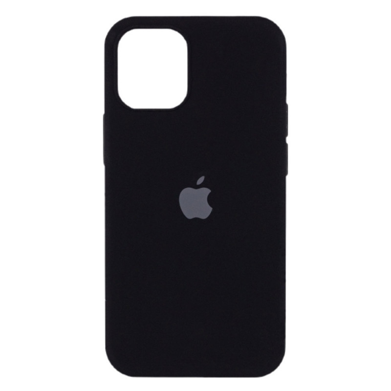 Чехол-накладка iPhone 13 Pro Max Silicone Case Full Black