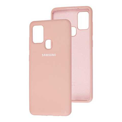 Чохол-накладка Samsung A217 (A21s) (2020) Silicon Case Pink