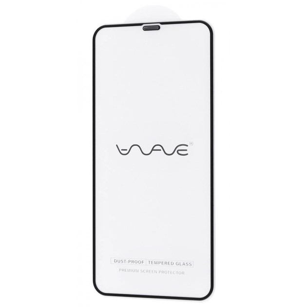 Защитное стекло iPhone X/Xs/11 Pro WAVE Dust-Proof Black