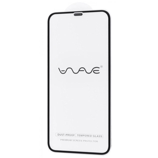 Защитное стекло iPhone Xs Max/11 Pro Max WAVE Dust-Proof Black
