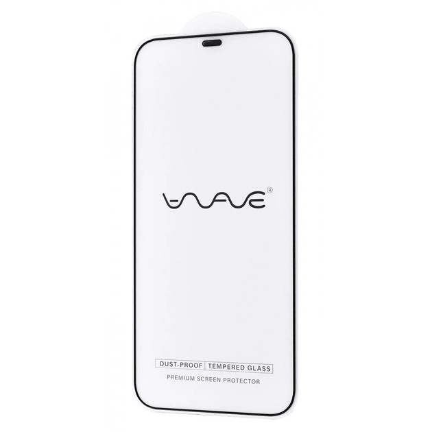 Защитное стекло iPhone 12 mini WAVE Dust-Proof Black