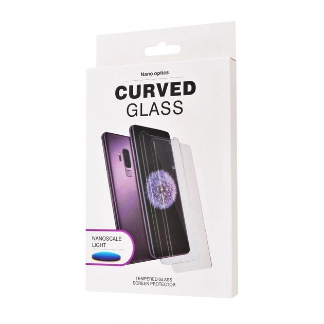 Защитное стекло Samsung Note 10 Plus Clear Full Glue + Lamp