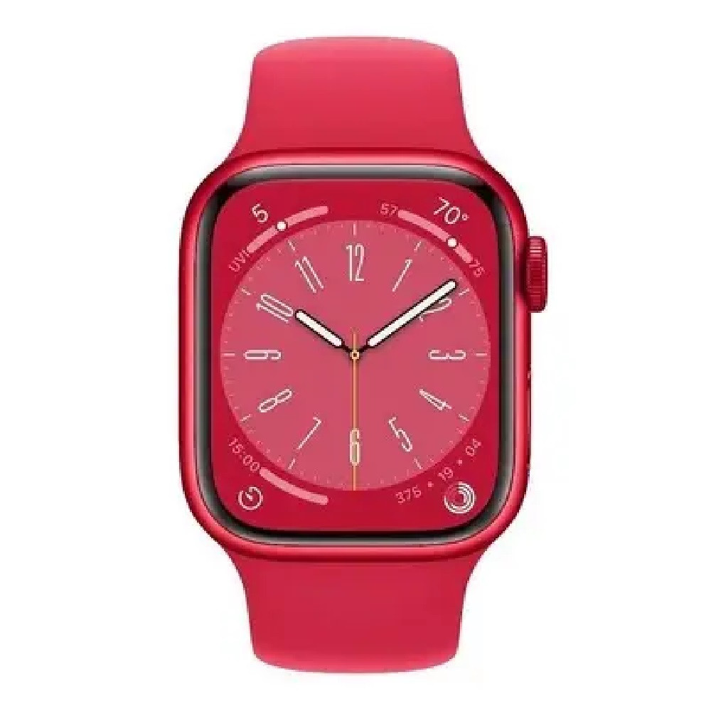 Смарт-годинник Apple Watch 8 45mm GPS + LTE Produc tRed Aluminum Case with Product Red Sport Band - Size S/M (MNVR3)