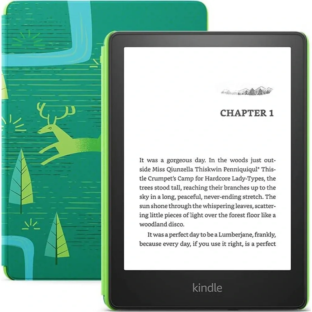 Електронна книга Amazon Kindle Paperwhite Kids 11th Gen. 2021 Emerald Forest Сover