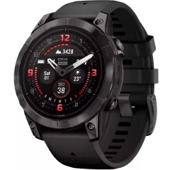 Смарт-годинник Garmin Epix Pro Gen 2 Sapphire 47mm Carbon G. DLC Tit. with Black Band (010-02803-10/11)