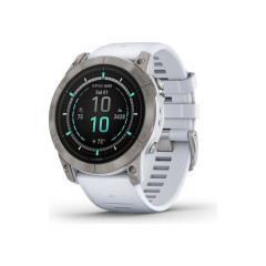 Смарт-годинник Garmin Epix Pro Gen 2 Sapphire 51mm Titanium w. Whitestone Band (010-02804-10/11)