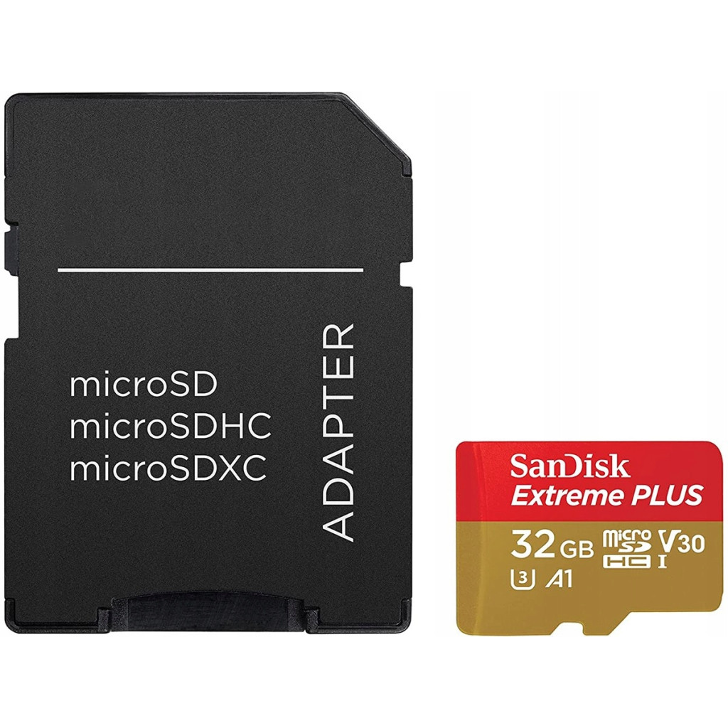 Карта памяти SanDisk Extreme PLUS microSDHC 32GB (SDSQXBG-032G-GN6MA)