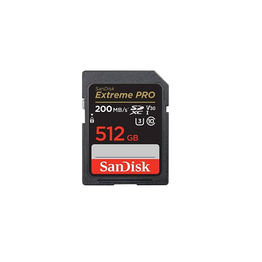 Карта памяти SanDisk 512 GB SDXC UHS-I U3 V30 Extreme PRO (SDSDXXD-512G-GN4IN)