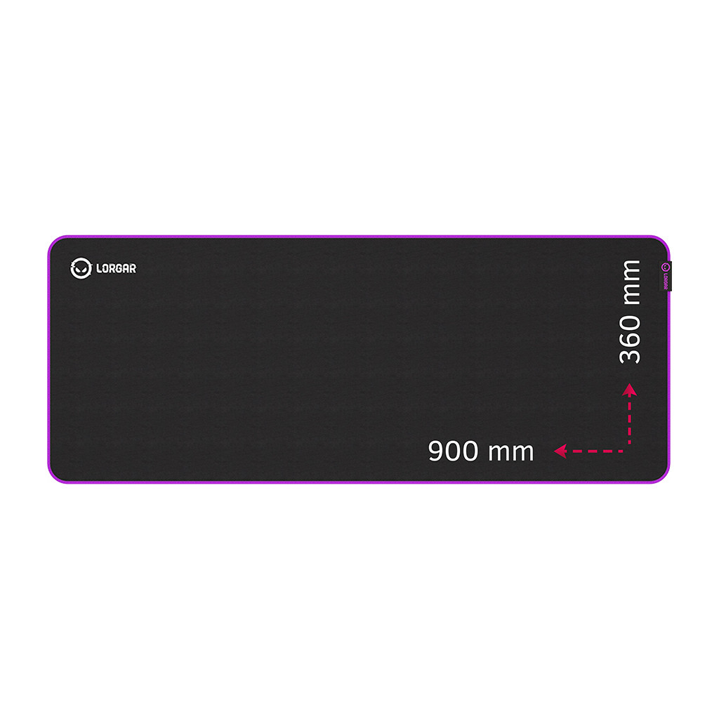 Килимок для мишки Lorgar Main 319 Black-Purple (LRG-GMP319)