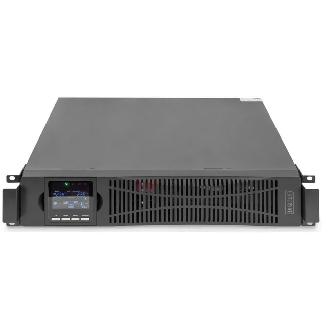 Источник бесперебойного питания Digitus OnLine, 1000VA/1000W, LCD, 8xC13, RJ45, RS232, USB, Rack/Tower (DN-170093)