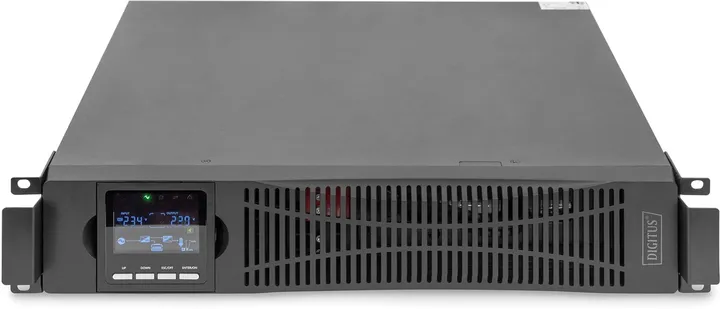 Блок безперебійного живлення Digitus OnLine 2000VA/2000W LCD 8xC13 RJ45 RS232 USB Rack/Tower (DN-170095)