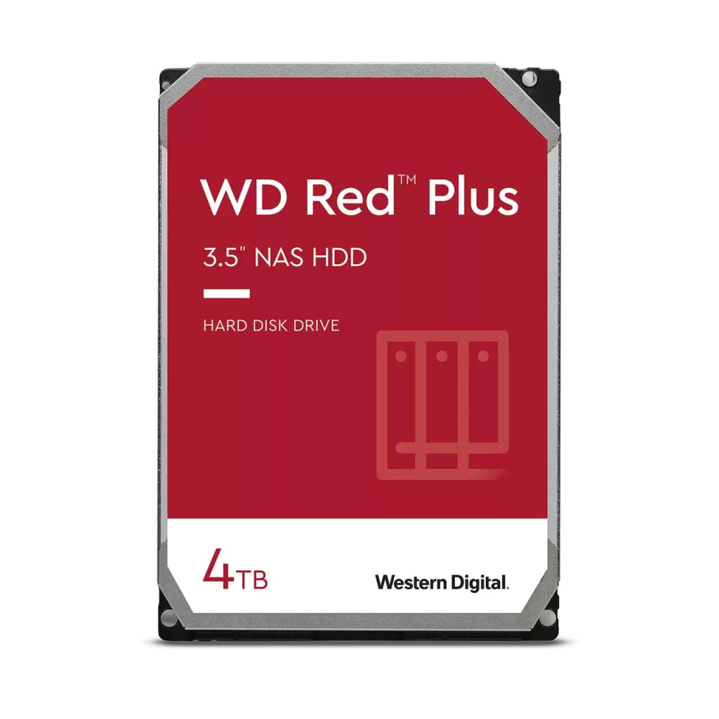 Жорсткий диск Western Digital Plus 4 TB Red (WD40EFPX)