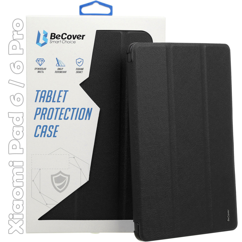 Чохол, сумка для планшета BeCover Smart Case Xiaomi Mi Pad 6 / 6 Pro 11" Black (709489)
