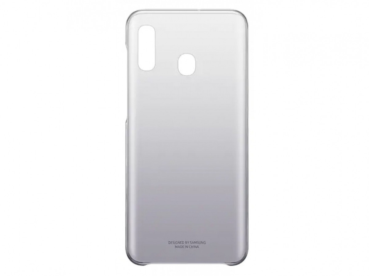 Чохол-накладка Samsung Galaxy A20 (A205F) Gradation Cover Black (EF-AA205CBEGRU)