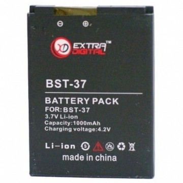 Аккумулятор для телефона ExtraDigital Sony Ericsson BST-37 (1000 mAh) (BMS6351)
