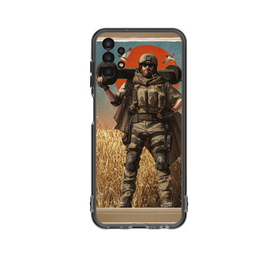 Чехол для смартфона SampleZone Samsung Galaxy A13 matt black (UA7B)