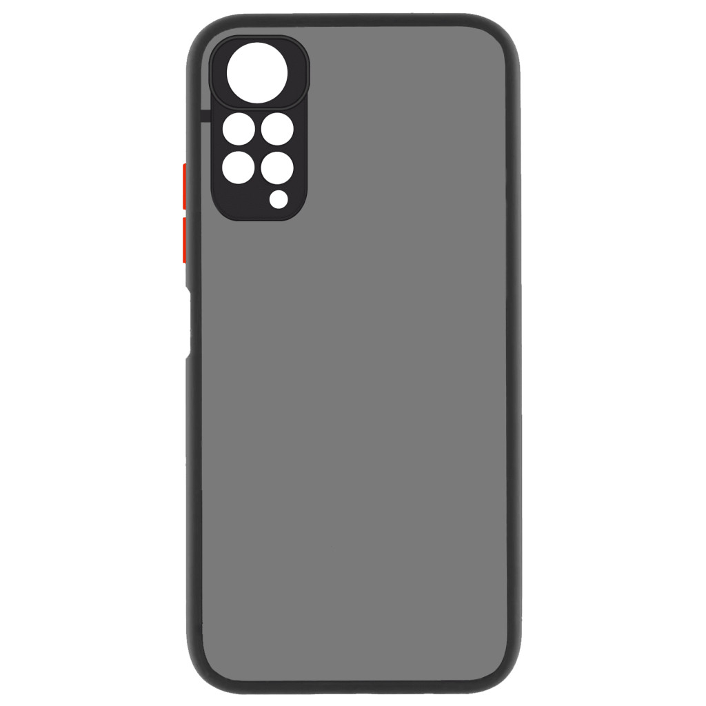 Чохол для смартфона MakeFuture Xiaomi Redmi Note 11 Frame (Matte PC+TPU) Black (MCMF-XRN11BK)