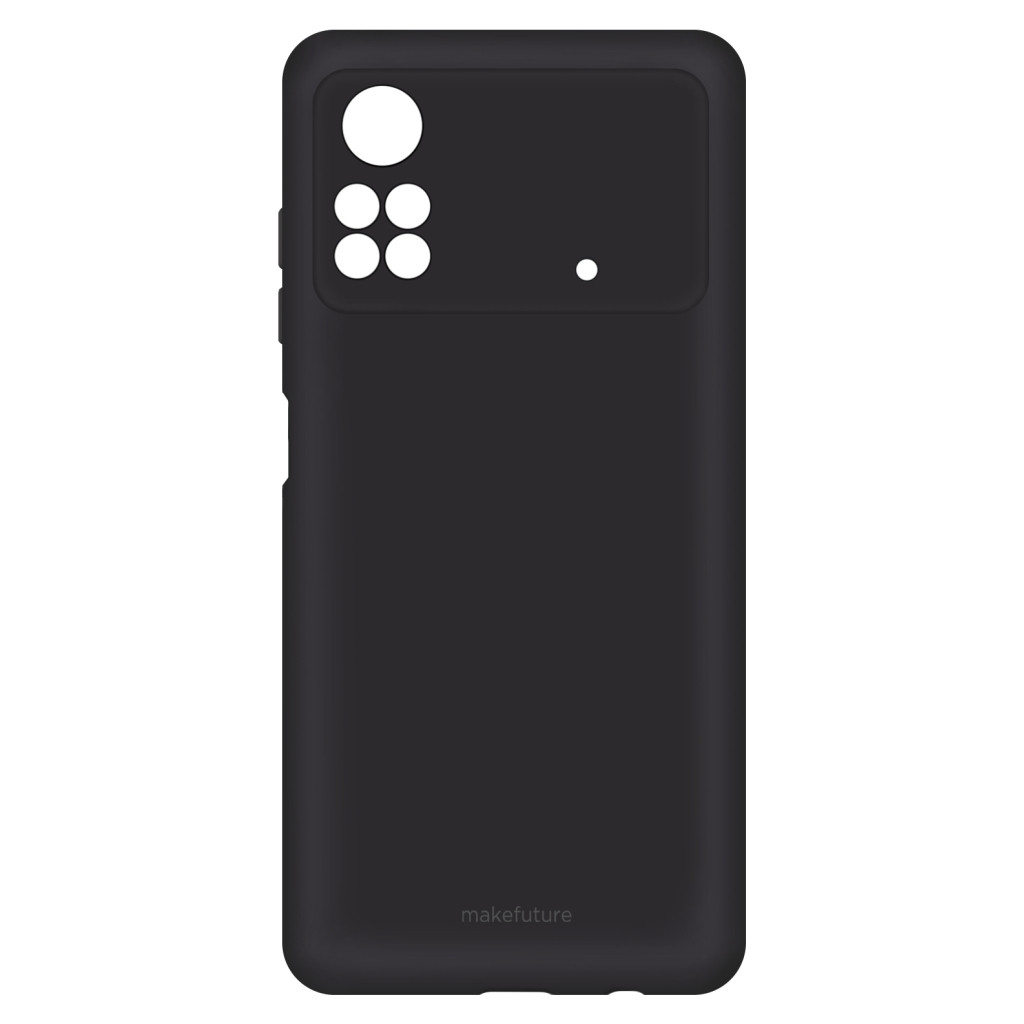 Чохол для смартфона MakeFuture Xiaomi Poco M4 Pro 4G Skin (Matte TPU) Black (MCS-XPM4P4GBK)