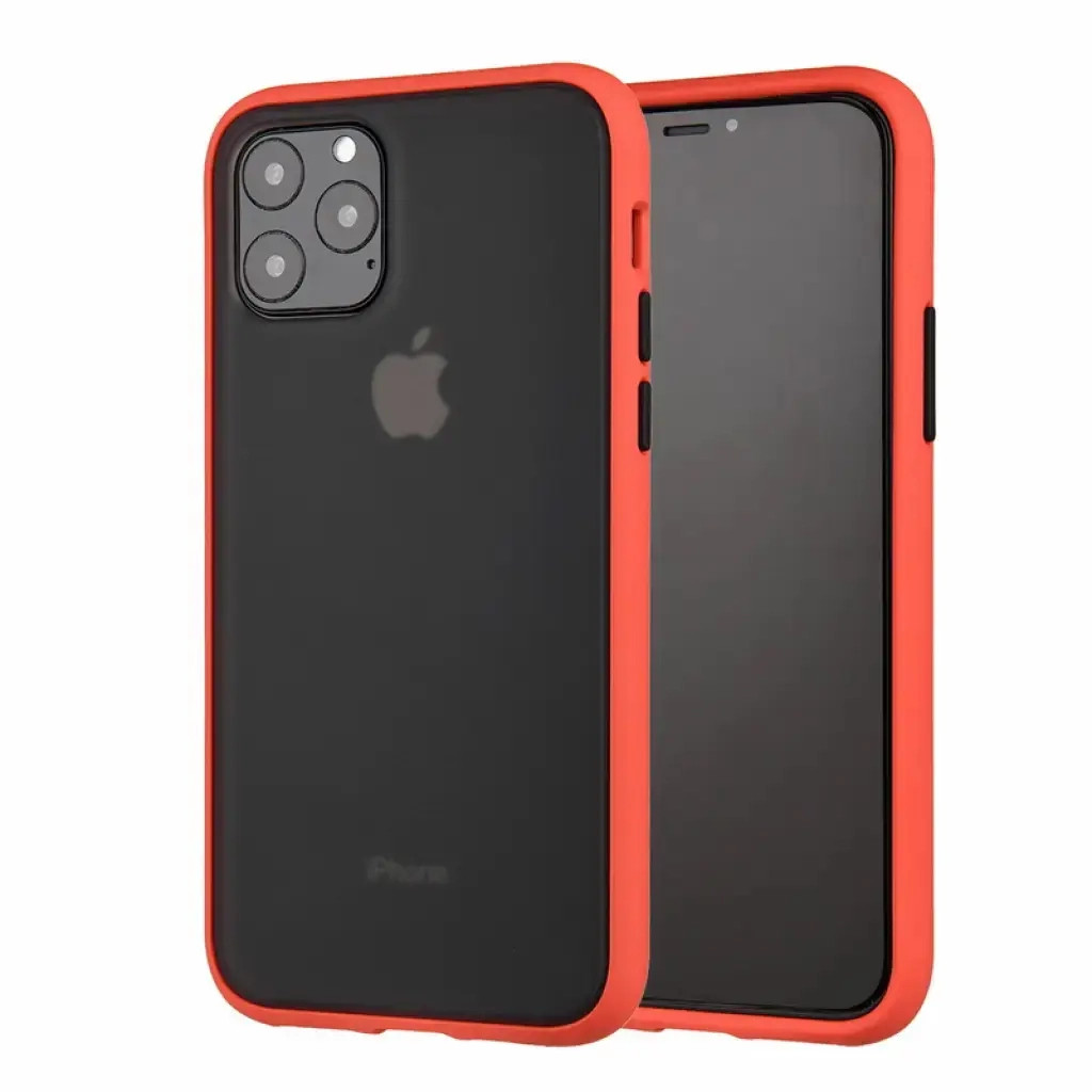 Чохол для смартфона MakeFuture Apple iPhone 11 Pro Frame (Matte PC+TPU) Red (MCMF-AI11PRD)