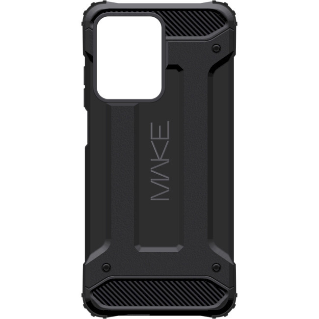 Чехол-накладка MAKE Xiaomi Redmi Note 12 Panzer Black (MCN-XRN12BK)