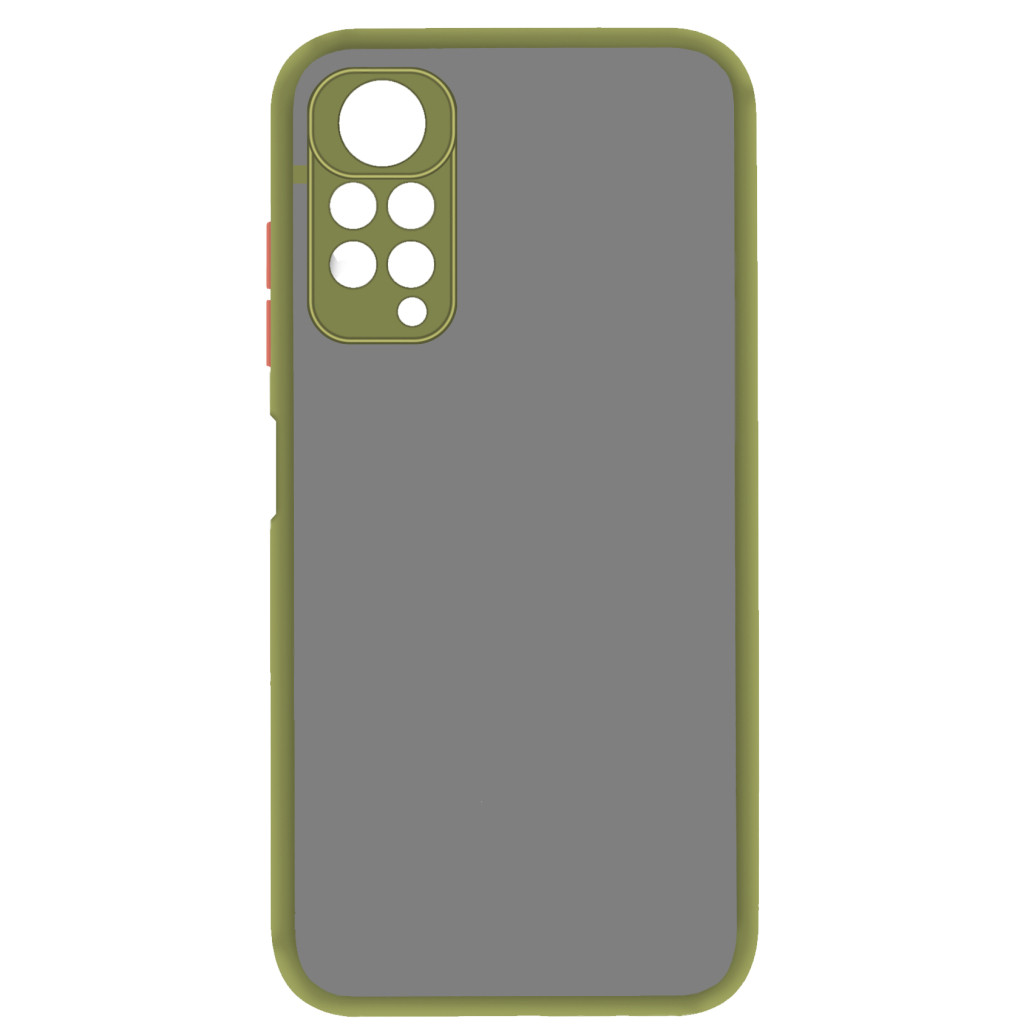 Чохол для смартфона MAKE Xiaomi Redmi Note 11 Frame (Matte PC+TPU) Green (MCMF-XRN11GN)