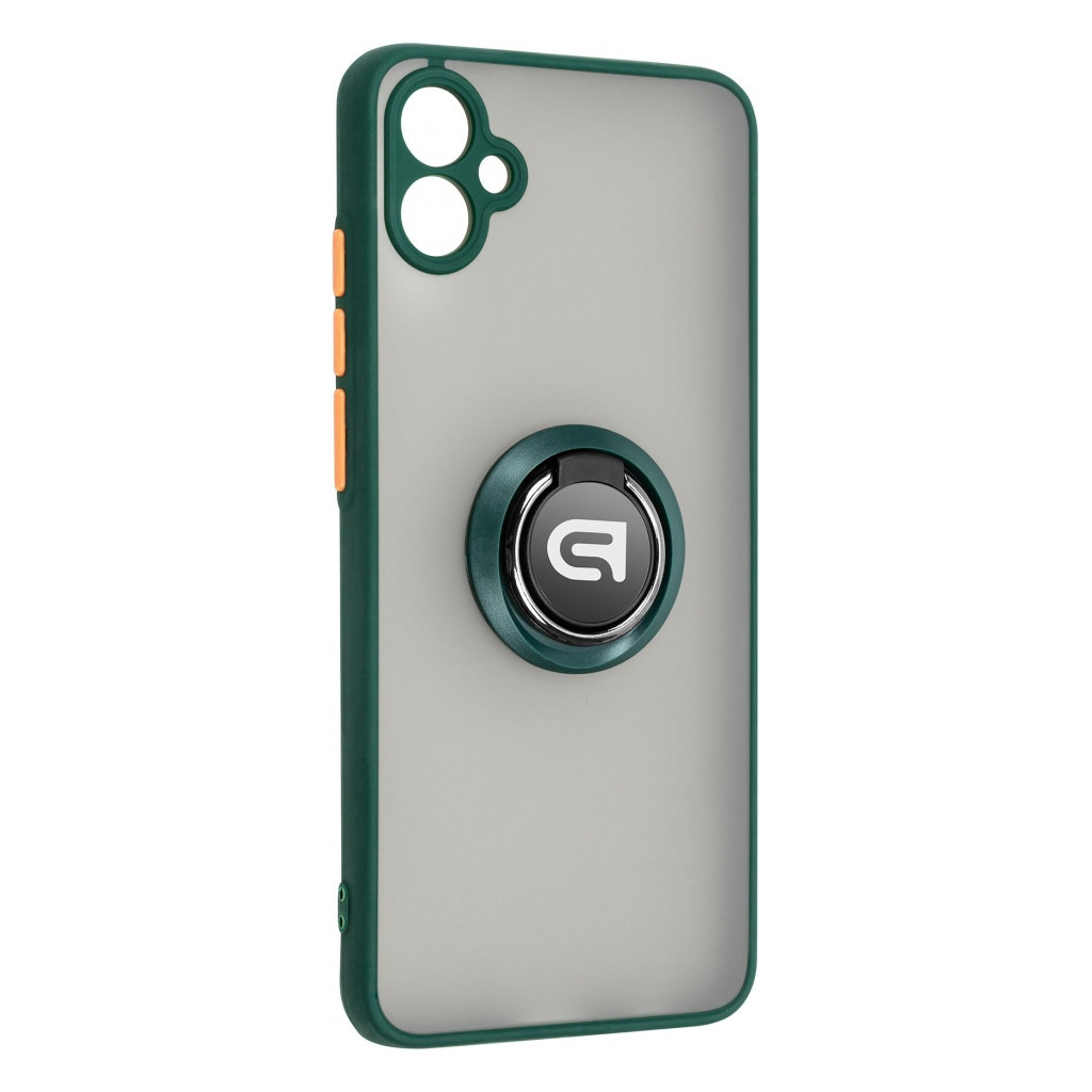 Чехол для смартфона Armorstandart Frosted Matte Ring Samsung A04e (A042) Dark Green (ARM68347)